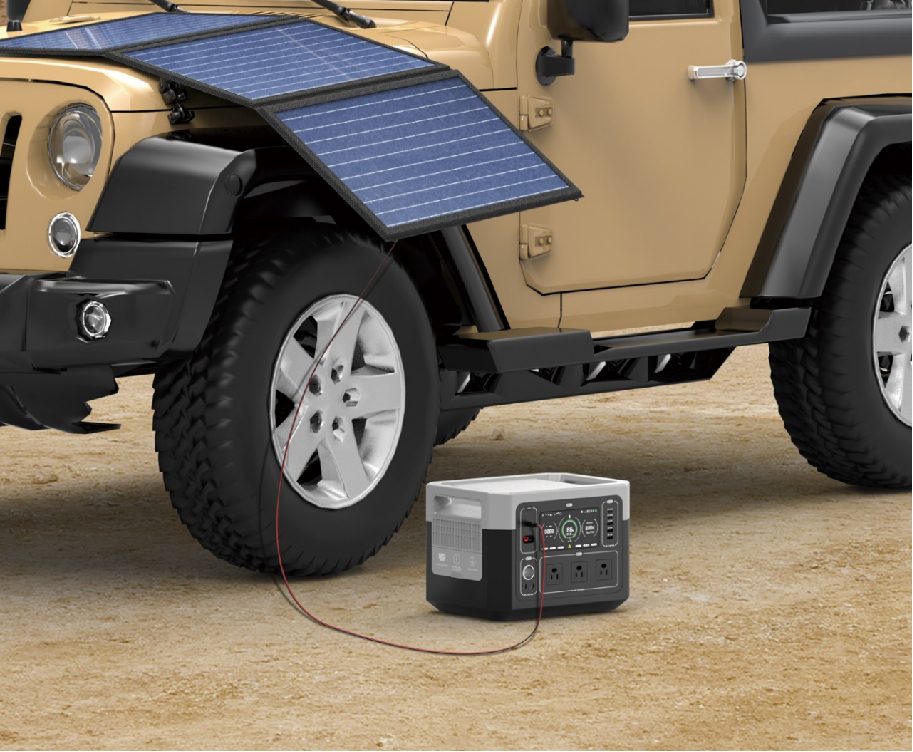 2000 Vt High Capacity Solar Generator For Multi Way Charging